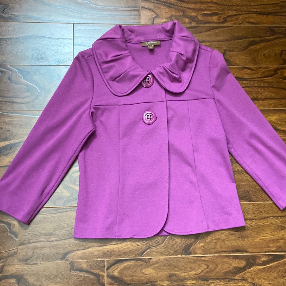 Gently used Jessica two button jacket in size 6